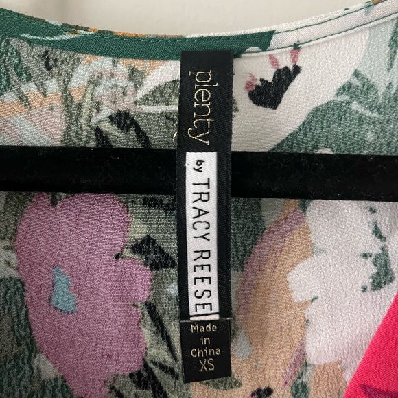 Anthropologie Plenty by Tracy Reese Daphne Wrap Dress Floral Print Midi - Picture 5 of 7